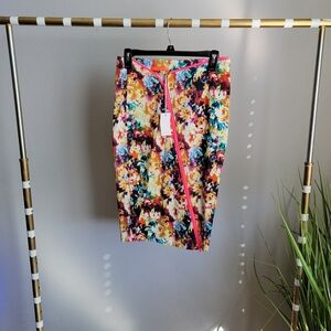 Floral Pencil skirt